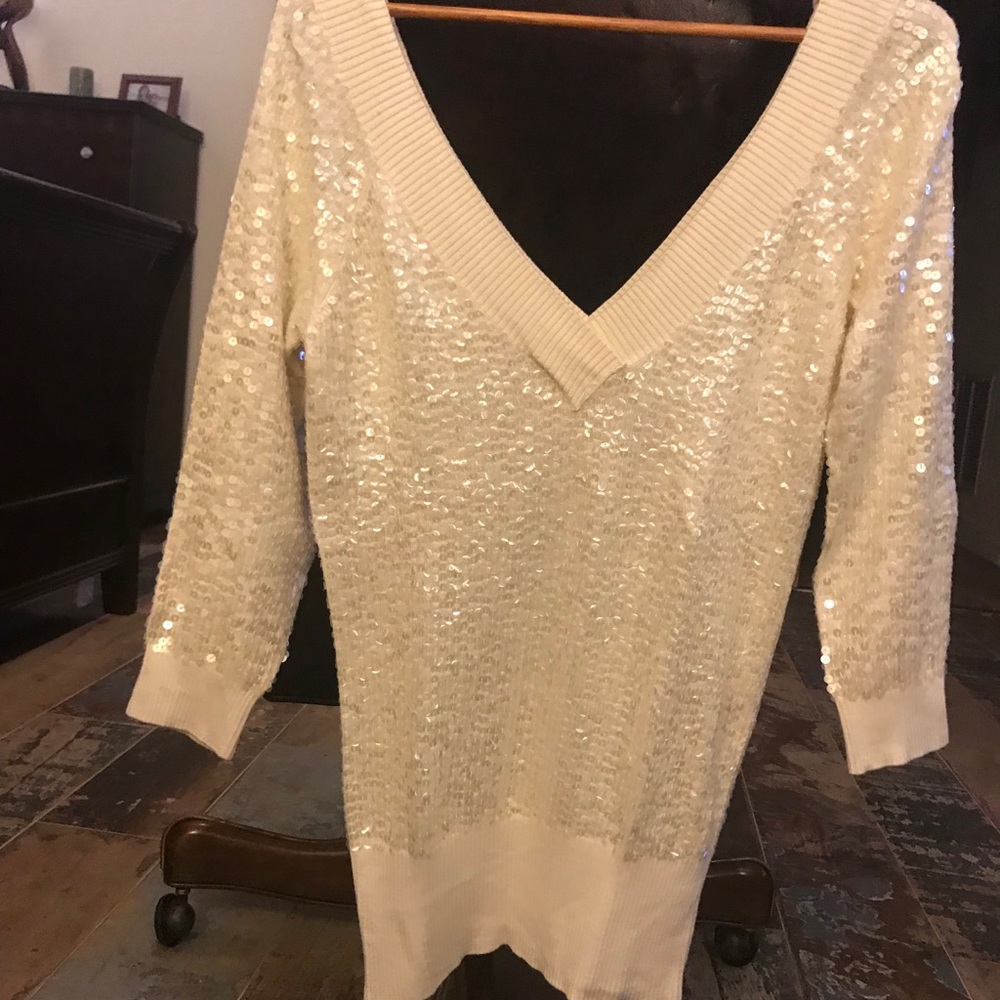 Sequin sweater